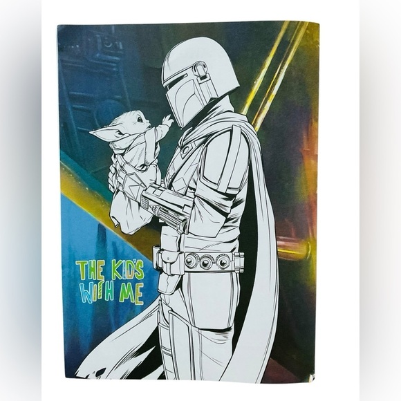 TWO Star Wars The Mandalorian Stickertivity Colortivity Books One Brand New - Picture 4 of 8
